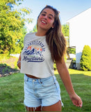 Vintage Look Crop Tee