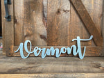 "Vermont" Recycled Metal Wall Art