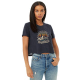 Vintage Look Crop Tee